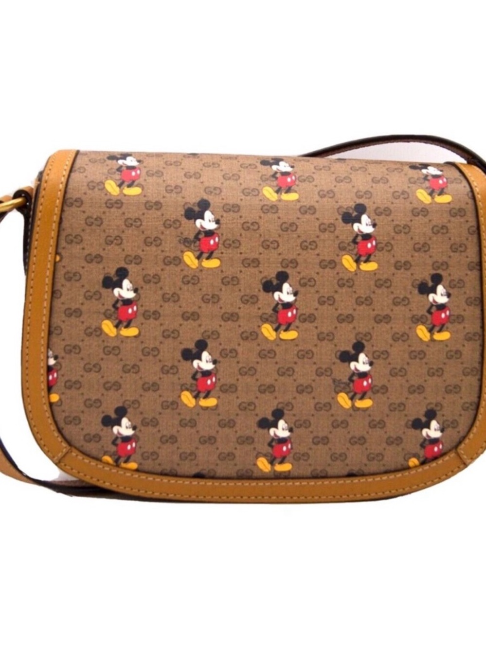 Gucci x Disney Mickey Mouse Small GG Supreme Crossbody Bag - Picture 4 of 13
